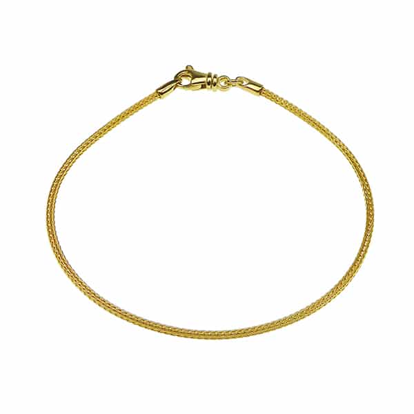 Soft Foxtail Gold Bracelet - Saint Gyles Jewellers